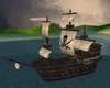 C* animated pirate ship
