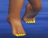!CB-Sexy Feet Yelo Nails