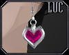 [luc] Vday Earrings Pink