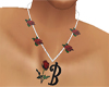 Bella Rose Badge Necklac