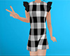 BW Night Gown Plaid Girl