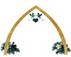wedding arch.