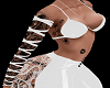 *J* Inked Bra White