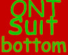 ONT GREEN Suit Bottom