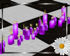 Purple Aisle Candles