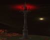 Street Lamp Gothic Red