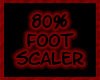 м| 80% Foot Scaler
