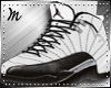 12's Shoes White/Black M