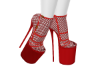 ๔ Red Net Shoes
