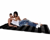 Couples pose towel