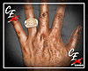 CE' Crossbones LH Ring