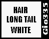 [Gio]HAIR LONG TAIL WHT