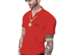 playera b0ss roja