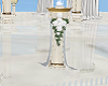 white wedding candle