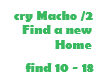 cry Macho / new Home