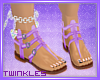 Childs Purple Sandals
