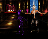 purple alien dance
