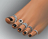 E* Black Nail & Rings