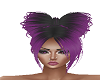 Dark purple pigtails
