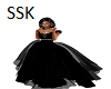 Black Princess Gown