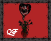 *F* Dark Valentine Vase