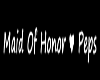 (MC)Maid Of Honor
