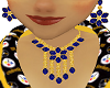 5 pc jewelry blue