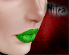 N | Lips green alive
