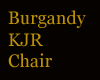 Burgandy KJR Chair