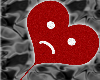 ~Red Sad Heart Wand