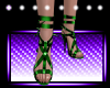/P/ Green Spiked Heels