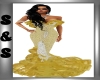 Golden Ruffle Gown