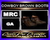 COWBOY BROWN BOOTS