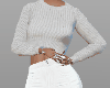 Sweater with slits