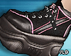 Y- Black and Pink Kicks