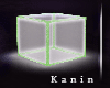 Neon Cube White / Green