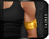 :G: arm cuffs .Gold