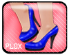 !P! Plastix heels Blue