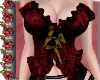 K | Red Lace Corset