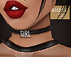 $ Girl Choker : Silver