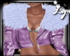 *LY* Furry Jacket Lilac