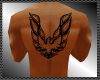 eagle/hawk back tattoo