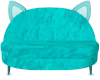 Teal Kitty Couch