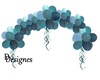 boys bithday balloon arc