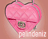 梅 pink love purse