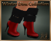 Winter Diva Red Boots