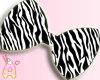 ! Zebra Bow