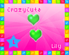 !L Animated Hearts Grn