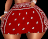 EML Bandana Skirt Red