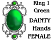 Ring1 Green DaintyHands